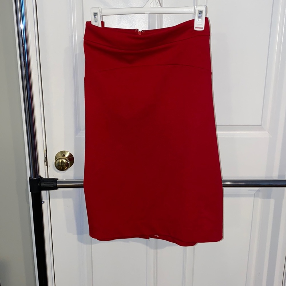 Rafaella red skirt